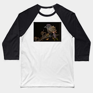 Steampunk starling Baseball T-Shirt